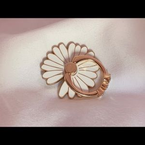 White Phone Ring Grip